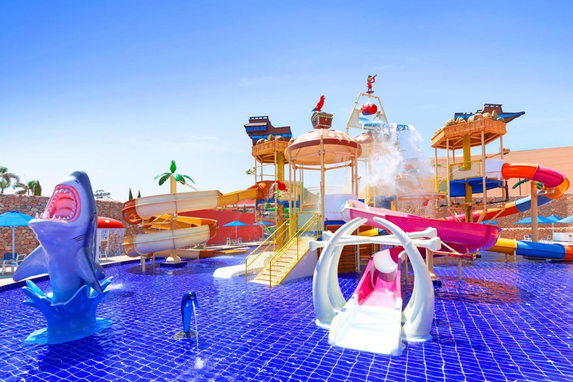 Pickalbatros Laguna Vista Aqua Park Sharm el Sheikh Esterno foto The park's water slides